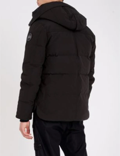 Shop Canada Goose Macmillan Quilted Shell-down Parka In Black