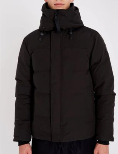 Shop Canada Goose Macmillan Quilted Shell-down Parka In Black