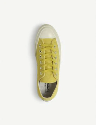 Shop Converse All Star Ox 70's Canvas Low-top Trainers In Desert Gold Navy Red