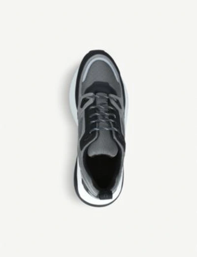 Shop Stella Mccartney Eclypse Neoprene Trainers In Grey/d.cmb