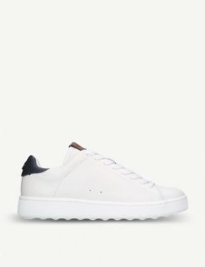 Shop Coach C101 Leather Trainers In White