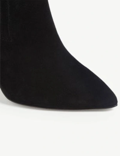 Shop Paige London Suede Ankle Boots In Black