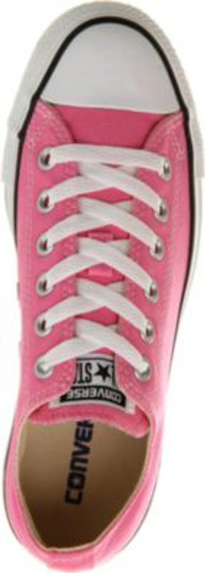 Shop Converse All Star Low-top Trainers In Pink Canvas