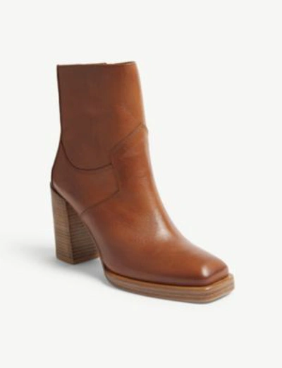 Shop The Kooples Leather Boots In Brw01