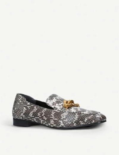 Shop Tory Burch Jessa Snakeskin Loafers In Other