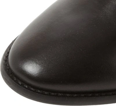 Shop Steve Madden Ladies Black Timeless Dicey Sm Leather Chelsea Boots In Black-leather