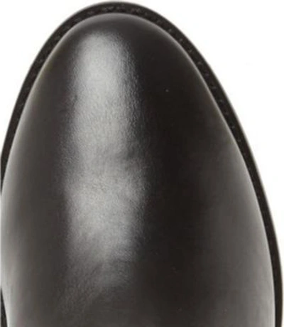 Shop Steve Madden Ladies Black Timeless Dicey Sm Leather Chelsea Boots In Black-leather