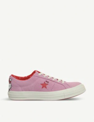 Shop Converse Hello Kitty One Star Low-top Trainers In Pink Hello Kitty