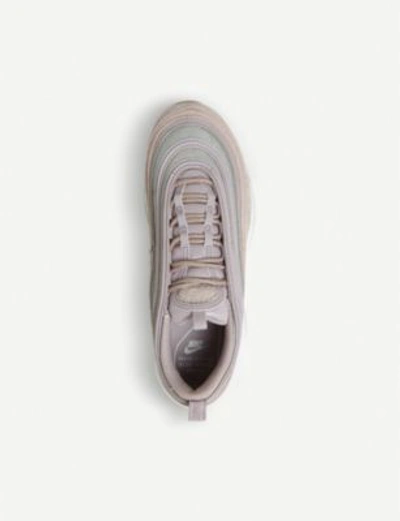 Shop Nike Air Max 97 Leather Trainers In Pink Rose Gltter