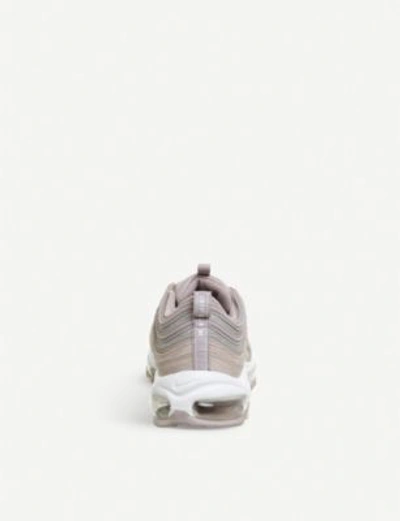 Shop Nike Air Max 97 Leather Trainers In Pink Rose Gltter