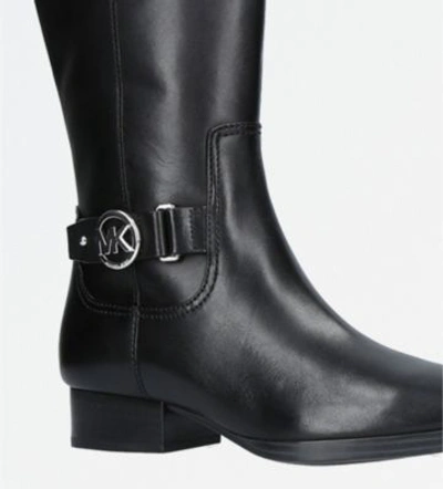 Shop Michael Michael Kors Michael Kors Ladies Black Harland Leather Boots