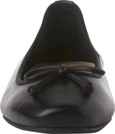 Shop Lk Bennett Chelsey Leather Ballet Shoes In Bla-black