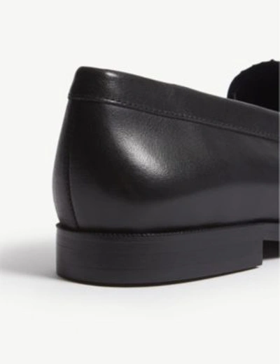 Shop Claudie Pierlot Amoi Fleur Leather Shoes In Noir