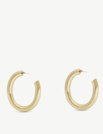 Shop Laura Lombardi Curve Brass Hoop Earrings