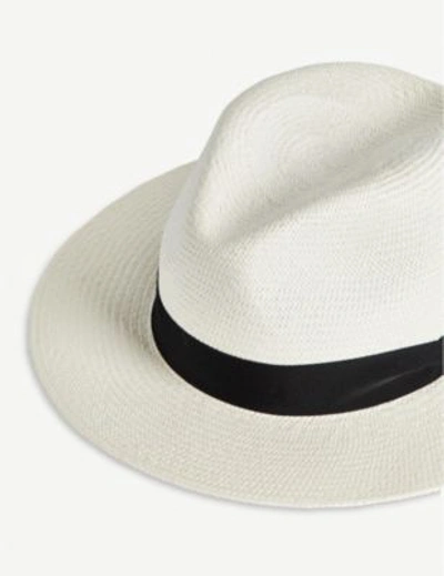 Shop Rag & Bone Straw Panama Hat In White