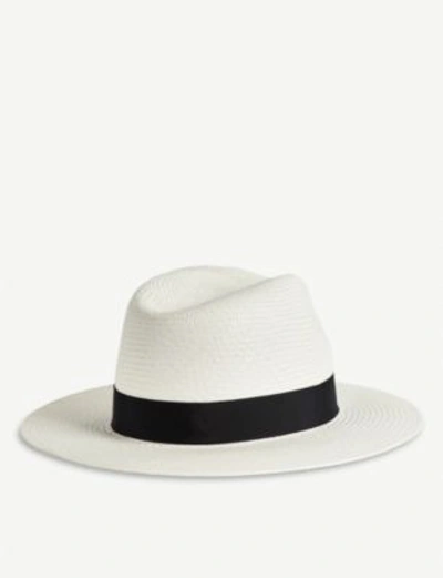 Shop Rag & Bone Straw Panama Hat In White