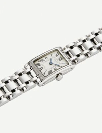 Shop Longines L5.258.4.71.6 Dolcevita Stainless Steel Watch In Silver