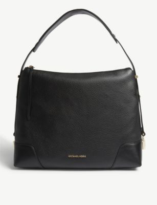 michael kors crosby large pebbled leather shoulder bag