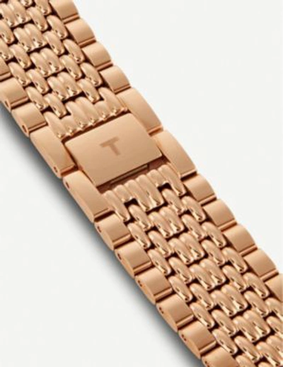 Shop Tissot T1096103303200 Everytime Stainless Steel Case With Rose Gold Pvd Coating Watch