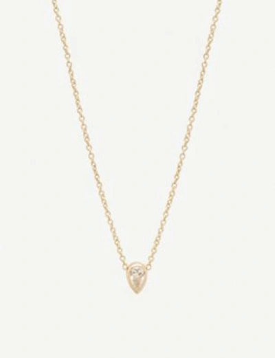 Shop The Alkemistry Zoë Chicco 14ct Yellow-gold And Diamond Choker Necklace In Yellow Gold