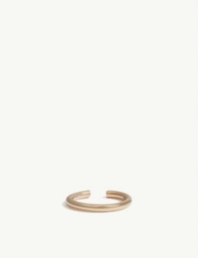 Shop Astrid & Miyu Basic Hoop Ear Cuff In Rose Gold