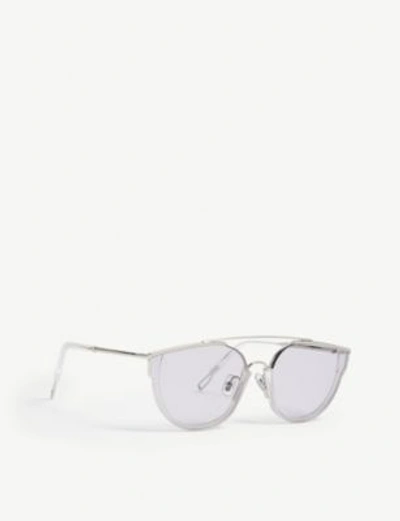Shop Gentle Monster Loe.s Pilot-frame Sunglasses In Clear