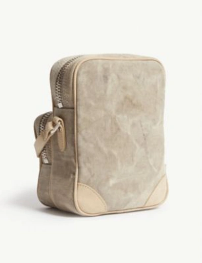 Shop Readymade Vintage Canvas Small Shoulder Bag In White