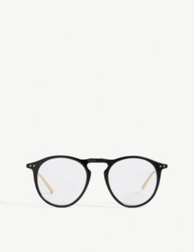 Shop Linda Farrow Lfl608 Oval-frame Glasses In Black