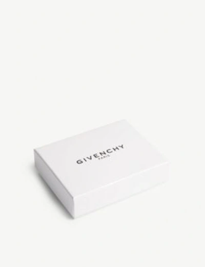 Shop Givenchy Pandora Leather Trifold Wallet In Powder
