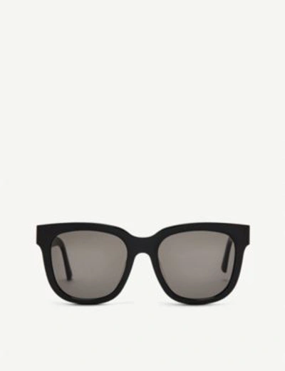 Shop Gentle Monster Salt-01 Salt Acetate Sunglasses In Black