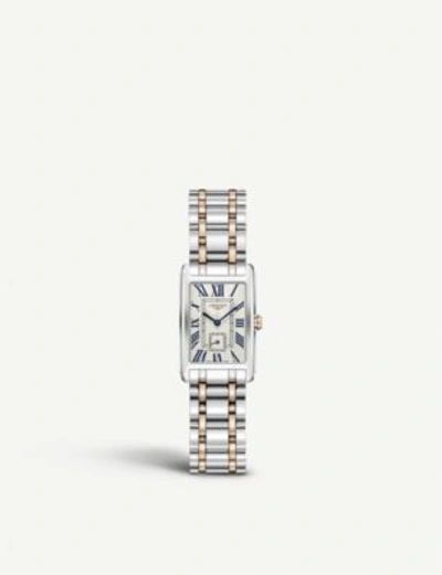Longines Dolce Vita Diamond 18K Rose Gold & Stainless Steel Quartz Women's  Watch L51555197
