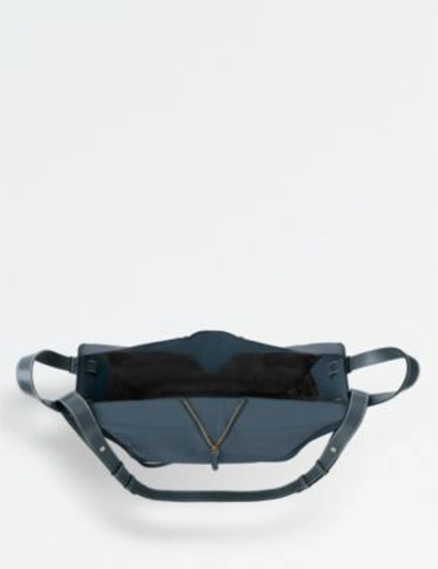 Shop Loewe Hammock Small Leather Shoulder Bag In Indigo