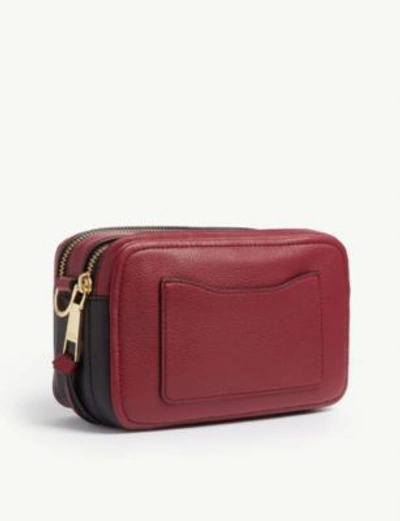 Shop Marc Jacobs Softshot Bag In Burgundy Multi