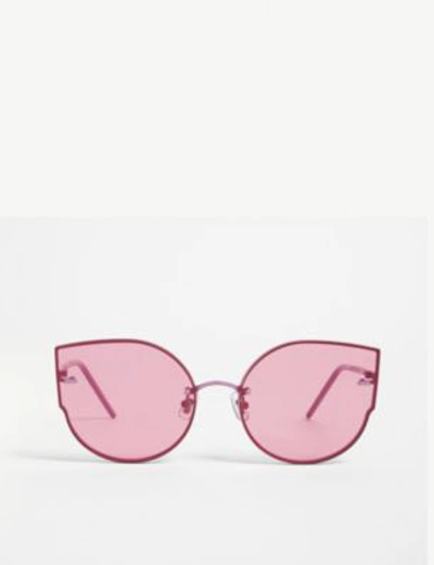 Shop Gentle Monster Amiadam Cat Eye-frame Sunglasses In Pink