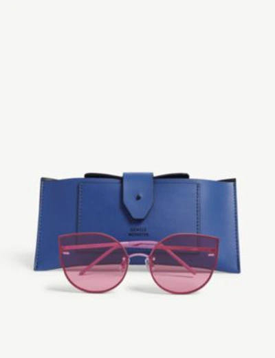 Shop Gentle Monster Amiadam Cat Eye-frame Sunglasses In Pink