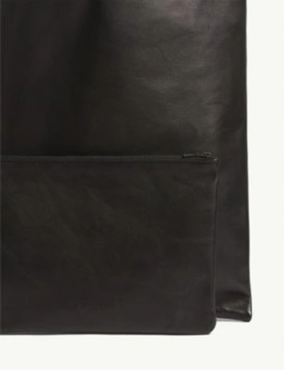 Shop Isaac Reina Lambskin Tote Bag In Black