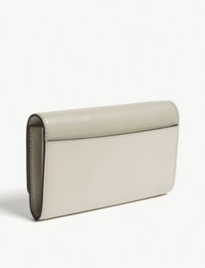 Shop Marc Jacobs Snapshot Leather Wallet-on-chain In Dust Multi