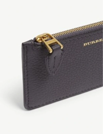 Shop Burberry Somerset Card Case In Charcoal Grey