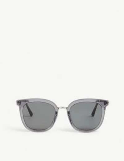 Shop Gentle Monster Slow Slowly Square-frame Sunglasses In Grey