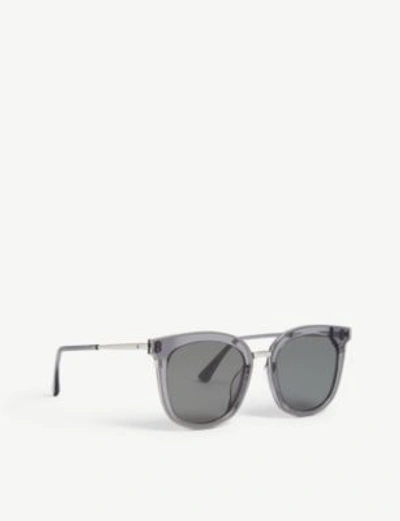 Shop Gentle Monster Slow Slowly Square-frame Sunglasses In Grey