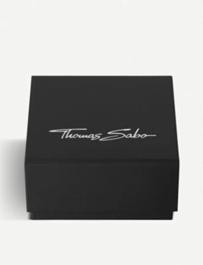 Shop Thomas Sabo Cross Mini Sterling Silver Hoop Earrings