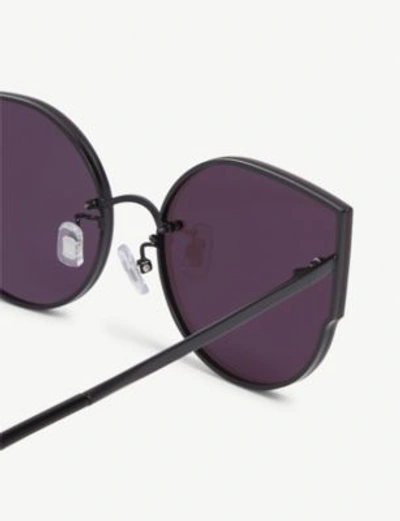 Shop Gentle Monster Amiadam Cat Eye-frame Sunglasses In Black