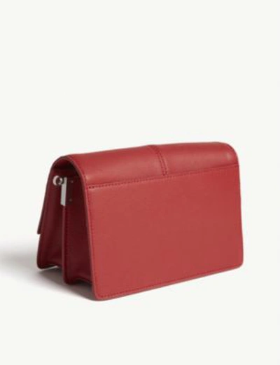Shop Zadig & Voltaire Lolita Leather Shoulder Bag In Rouge
