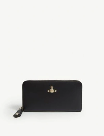 Shop Vivienne Westwood Victoria Wallet In Black