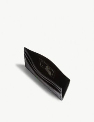 Shop Gucci La Angels Patch Cardholder In Black
