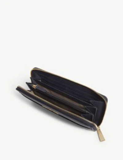 Michael Michael Kors Mercer Continental Leather Wallet In Admiral