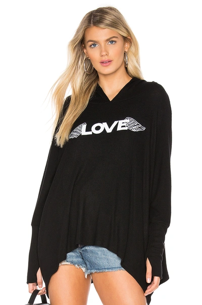 Shop Lauren Moshi Wilma Oversized Top In Black