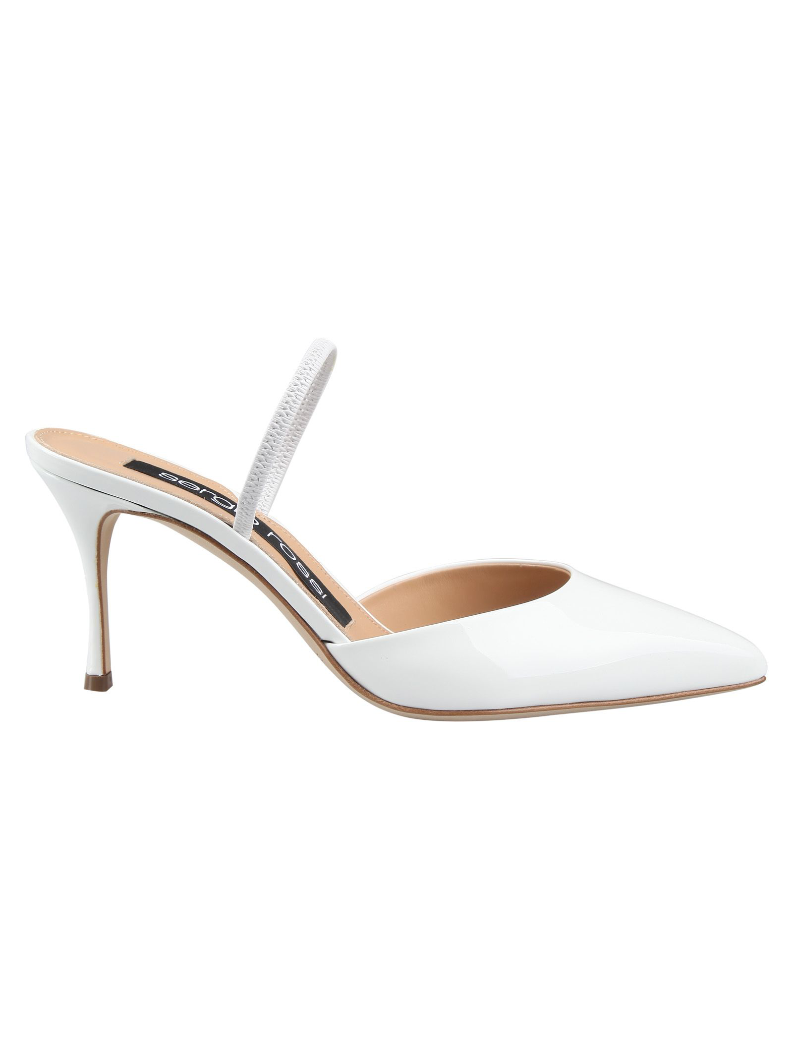 sergio rossi white pumps