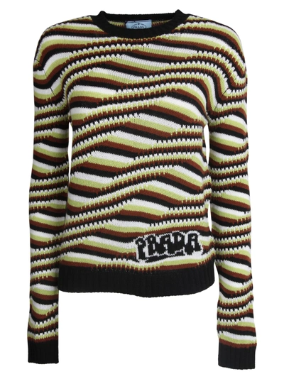 Shop Prada Sweater In Tabacco