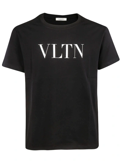 Shop Valentino Printed T-shirt In No Nero